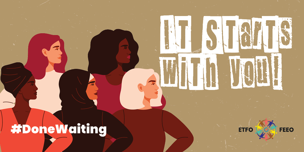 Nov. 25 is the International Day for the Elimination of Violence Against Women and it marks the beginning of #16Days of Activism Against Gender-Based Violence.

Each of us have a role in stopping  violence. Make a commitment and act each and every day! #onpoli #donewaiting