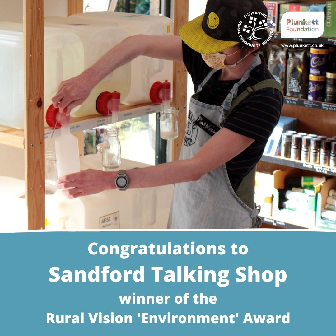Plunkett_UK's tweet image. The winner of the 2021 ‘Rural Vision – Environment’ Award, sponsored by @SumaWholefoods is the wonderful @TalkingShopSand.

Congratulations also to the runners up @PhoenixFindhorn &amp;amp; Coed Talyan. #RuralCommunityBusinessAwards