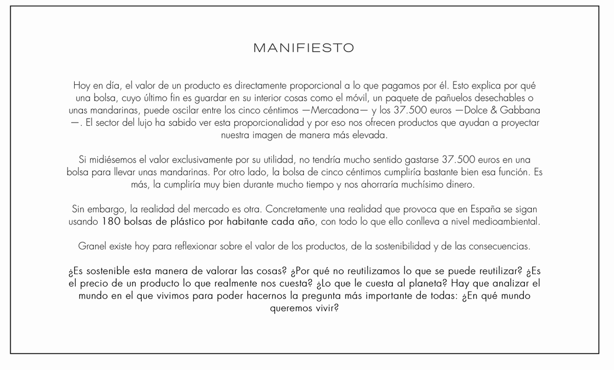 MarGomezH's tweet photo. ¿Reutilizarías una bolsa de plástico si costara 499 euros? Bolsalea, eccomerce de packaging ético y sostenible lanza esta campaña para concienciar sobre el ‘usar y tirar’ utilizando códigos de marcas de lujo. #bolsalea #packagingeticoysostenible #bolsagranel https://t.co/dStwVWFKi6