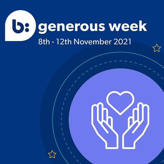 bazaarvoice_bfs's tweet photo. #BVBelfast raised Β£3830 for b:generous week! A full week dedicated to volunteer efforts. There was fun competitions, raffles, & lots of fundraising opportunities :-) Money will be donated to our chosen charities. Well done EVERYONE! #strongertogether #GoBV https://t.co/CoejvpAbis