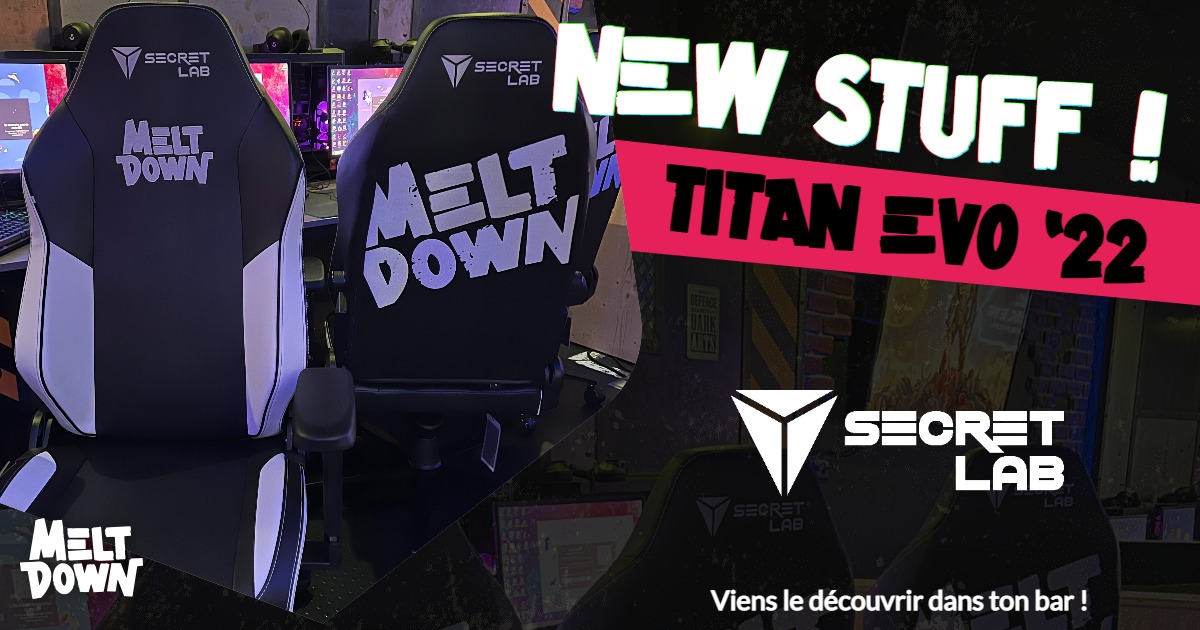 MeltdownMars's tweet photo. @secretlabchairs s'est pris pour le Père Noël et a drop du nouveau stuff pour vos petites fesses ! Viens découvrir le nouveau Titan Evo 2022 au bar ! 😱
Spoiler, ils sont encore mieux que les anciens.
#secretlab #secretlabtitan #secretlabchair #gaming #marseille #bar #drinks #pub https://t.co/9zvm4jfHnm