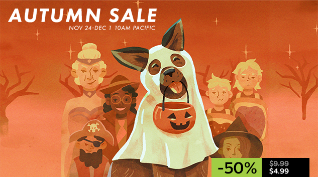 LilPup &amp; friends are feeling so grateful today for everyone's kind words about Howloween Hero 😍

Relive the spookiest night of the year for 50% until December 1st!
store.steampowered.com/app/1715160/Ho…