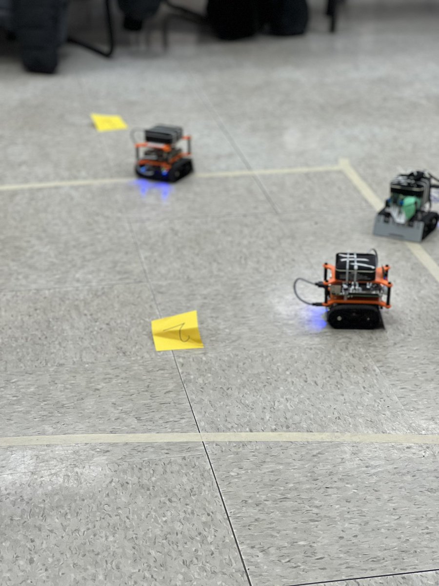 Thanks Rav Singh and students for inviting me to join the ATI 3003 - Network Communications Lab! Students were operating Zumo robots via their laptops through an obstacle course!! Such great application of learning…. And so fun!! <a href="/OldsCollege/">Olds College of Agriculture & Technology</a>