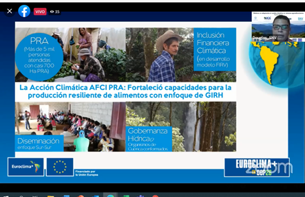 SNVCAMERICA's tweet photo. El coordinador del proy. #AFCIPRA comparte en  panel de expertos en webinar: Adaptación al #CambioClimatico en sistemas agroalimentarios: Experiencias y lecciones aprendidas en Centroamérica, organizado por el Instituto Privado de Investigación sobre Cambio Climático de Guatemala https://t.co/DxhPYfGzgJ