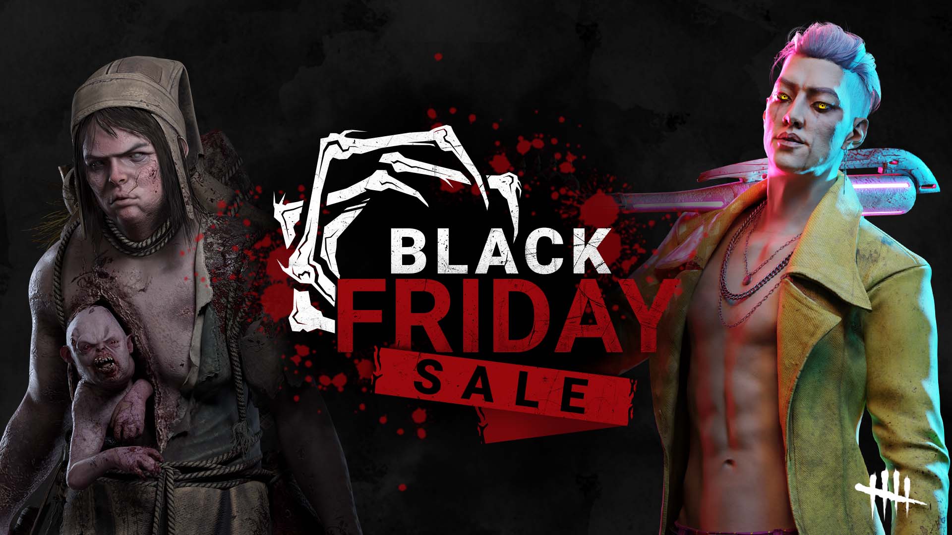 公式 Dead By Daylight セール情報 ゲーム内ストアでブラックフライデーセール開催中 1週間 全ての既存キャラクターと一部コーディネイトが最大50 Off 欲しいキャラや衣装がある人はまとめ買いの大チャンス お見逃しなく