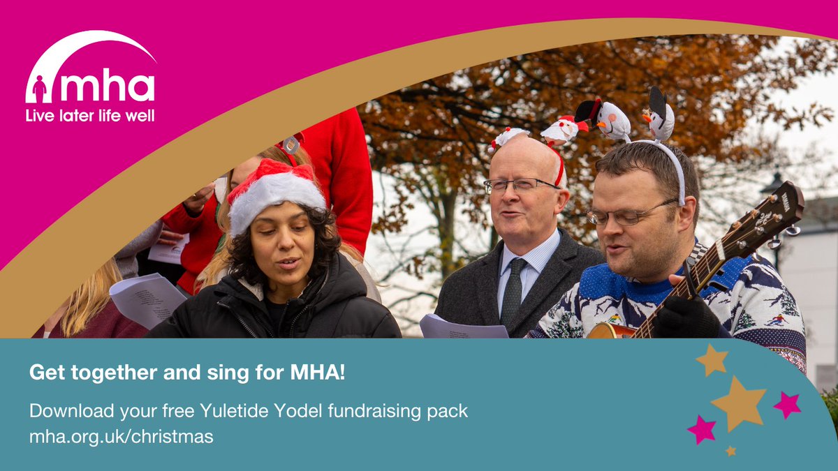 With it being a month till Christmas today, why not get involved with our Yuletide Yodel? 

Get together, sing and raise money for MHA 🎄☃️🎁❤️

Download your free fundraising pack with everything you need to get started here: ow.ly/oMcG50GWp2A