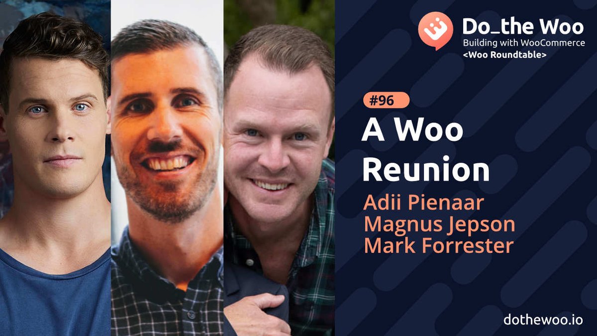 OpenChannelsFM's tweet photo. A Woo Reunion with Adii, Magnus and Mark https://t.co/PtYgyS5o69
#WooCommerce #DotheWoo https://t.co/2SDYUQSiP6