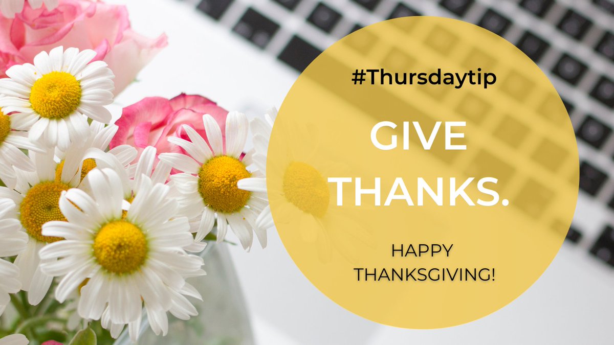 The simple act of thanking those around you will build a positive office morale and a productive environment. Plus, it doesn't hurt to be kind and to recognize the efforts of those around you.🌟

From us to you, happy Thanksgiving!🦃
#careeradvice #gratitude