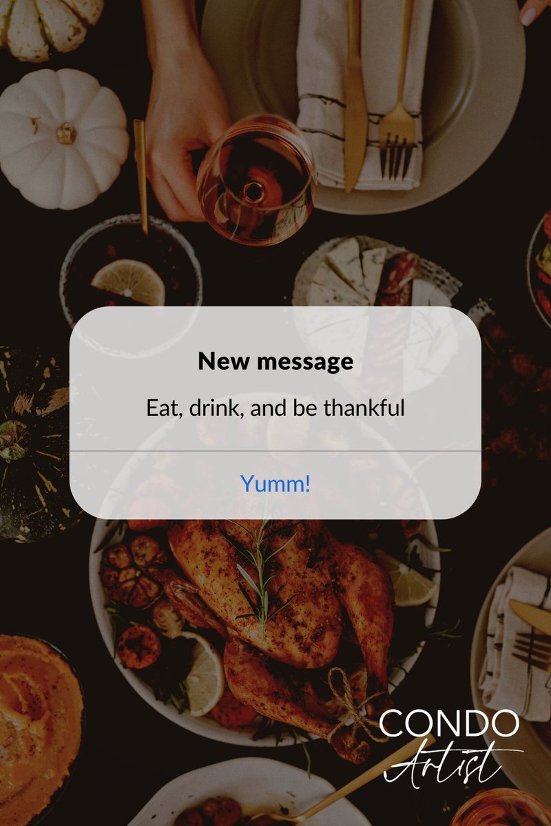 Thanks from all of us at The Pod! We hope you have a wonderful Thanksgiving!