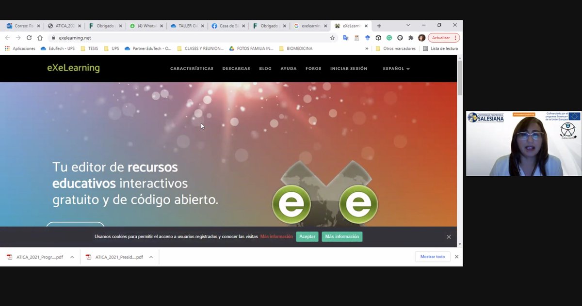 Edutech_Project's tweet photo. Da inicio el Taller: "Objetos de aprendizaje" impartido por nuestra colega @IngavelezPaola miembro de @Edutech_Project.  En el marco del Congreso internacional @atica2021.  Mas información en: https://t.co/hQeK1BxjDu
@inclusionups https://t.co/CgNkvLPv1H