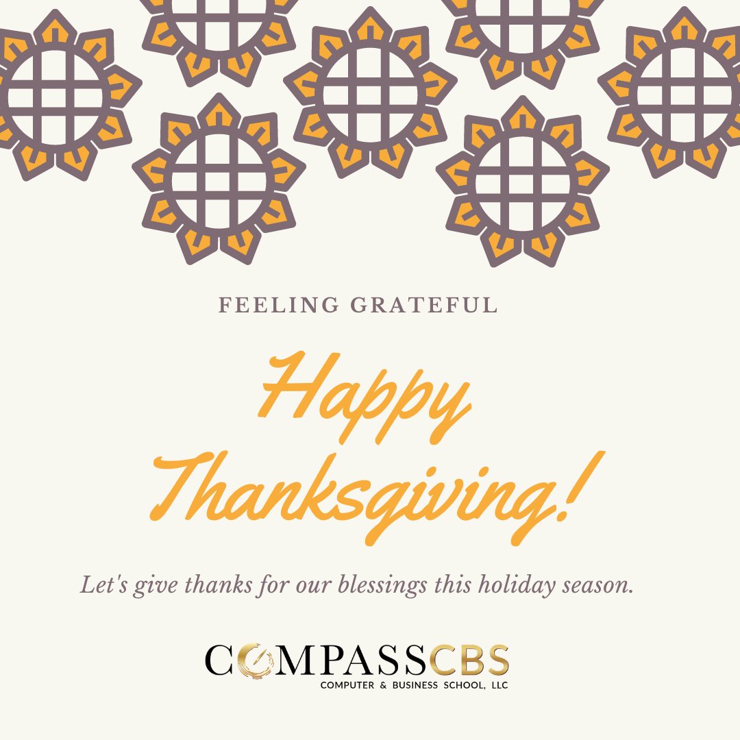 CompassCBS's tweet image. Happy Thanksgiving! 🍁 #grateful