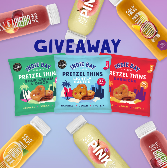 We have teamed up with @coldpressjuices to give away the ultimate snackable bundle

To enter, you just need to:
1. Follow @indiebaysnacks and @coldpressjuices

Competition ends on Sunday 28th November.