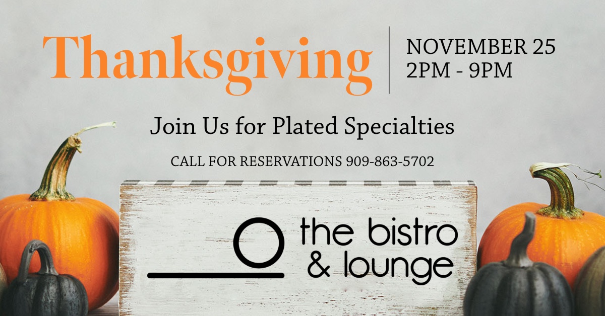 Happy Thanksgiving from Bear Springs Hotel! 🤗🍗🍴 Join us for Plated Specialties today from 2p-9p inside the bistro. INFO >> bit.ly/3I4LAJp