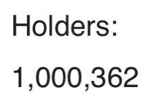 Freas23Gaming's tweet photo. It’s official! #SHIB hit 1,000,000+ holders!
#SHIBARMY #ShibToken #ShibaSwap #ShibaCoin #ShibainuToken #SHIBUSDT #ShibTo1Cent #SHIBitforward #ShibToTheMoon #ShibNewATH #ShibaArmy #PayWithShib #WeBurnShib #ShibWantsATH #Crypto #Cryptocurrency #SHIBDELETEAZERO $SHIB #1MFRIENDSHIBS https://t.co/htrwpUgDbb