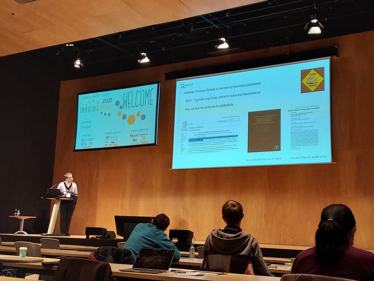 QUANTEK2122's tweet photo. Our colleage @xichen_bilbao from @upvehu is presenting now at @QuantumConf some of his work in @QUANTEK2122 Great talk to end the conference! https://t.co/eSw76CYlMh