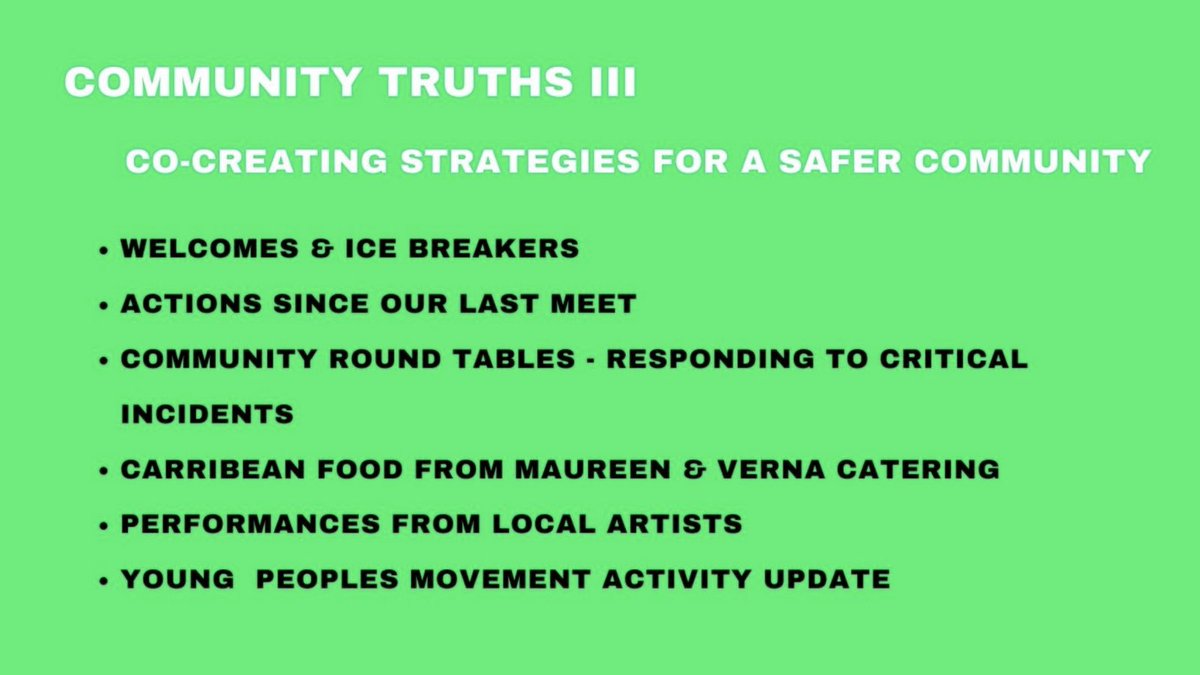 Big Local Impact (@biglocalimpact1) on Twitter photo A look at what's on offer during Tuesday's Community Truths.
Funded by <a href="/LDN_VRU/">London's Violence Reduction Unit</a>
these events drive #community led solutions, elevating voices and effecting change.
Everyone is welcome to this opportunity to #connect and work towards a safer #society.
bit.ly/3HP70dn A look at what's on offer during Tuesday's Community Truths.
Funded by <a href="/LDN_VRU/">London's Violence Reduction Unit</a>
these events drive #community led solutions, elevating voices and effecting change.
Everyone is welcome to this opportunity to #connect and work towards a safer #society.
bit.ly/3HP70dn