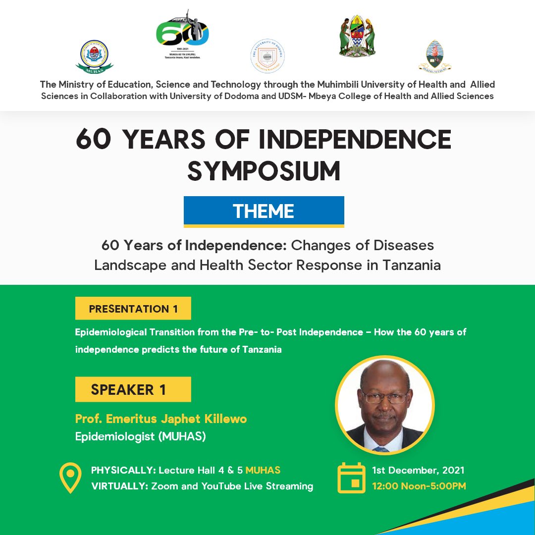 MuhasConference's tweet photo. Seasoned Professors will speak at the symposium https://t.co/GyIA35qiU4