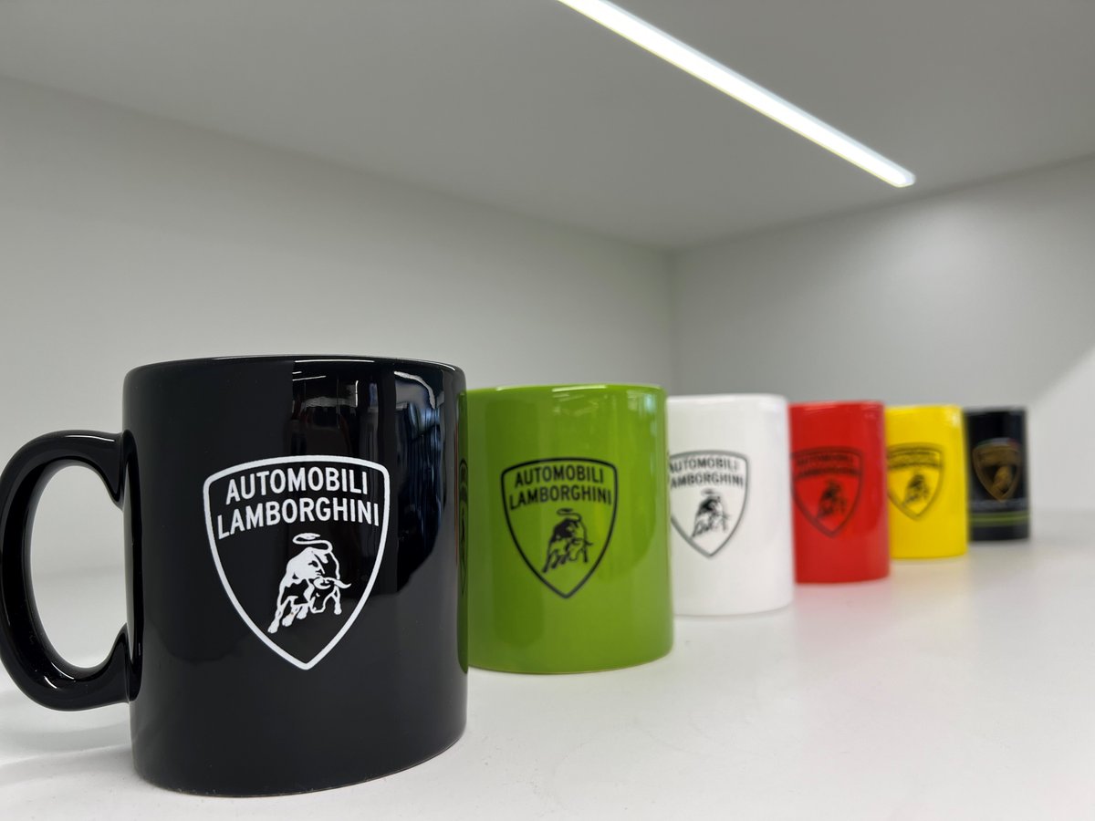 The iconic colours of the Lamborghini brand.. you could own a mug that matches your car🙌 

#Lamborghini #LamborghiniLeicester