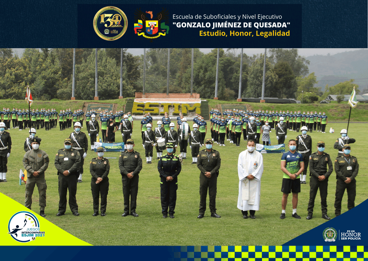 EscuelaSubof's tweet photo. #ESJIM comprometida con el bienestar de nuestro personal, dimos inicio a los #Juegos #InterCompañias, evento que cuenta con las medidas de #Bioseguridad. #EsUnHonorSerPolicía #Legalidad #Honor #Estudio ⚽️🏀🏊🏃♂️ https://t.co/zzWIEjla1Z