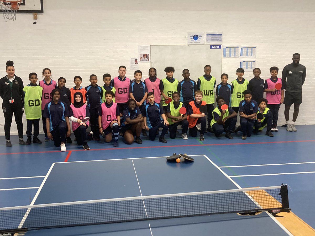 Brilliant competitive table tennis demonstrated tonight. Thank you <a href="/LambethPE/">LA Sport</a> for coming over. We were impressed not only by the skills and techniques but the resilient positive attitudes too. Self management and sportsmanship of the highest calibre from all students.👏👏👌👌👍👍