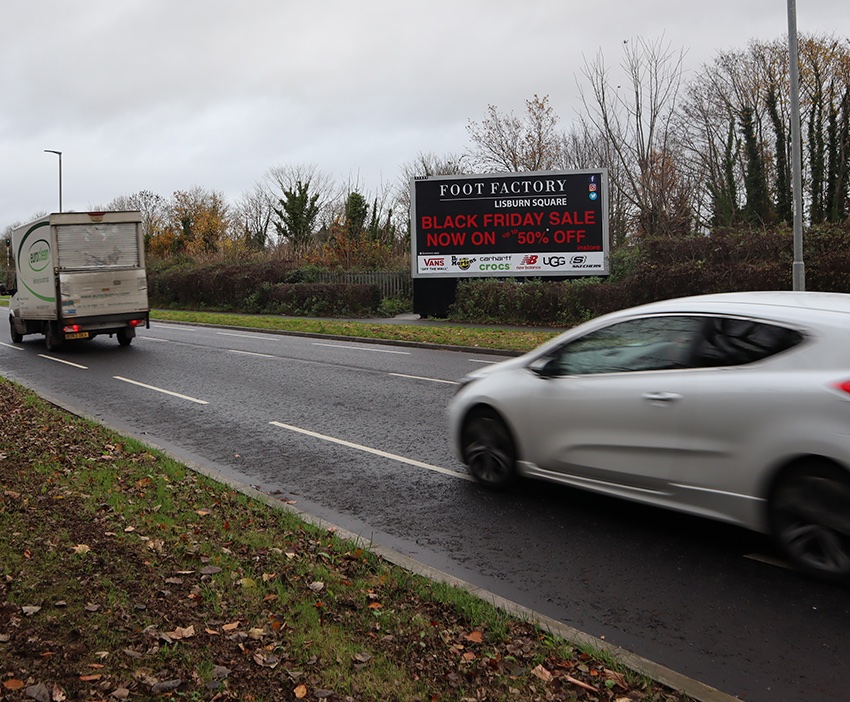 emorton2013's tweet photo. Some Black Friday outdoor advertising for our retail client #FootFactory Billboards big and bold! https://t.co/GLXgK0cRiP