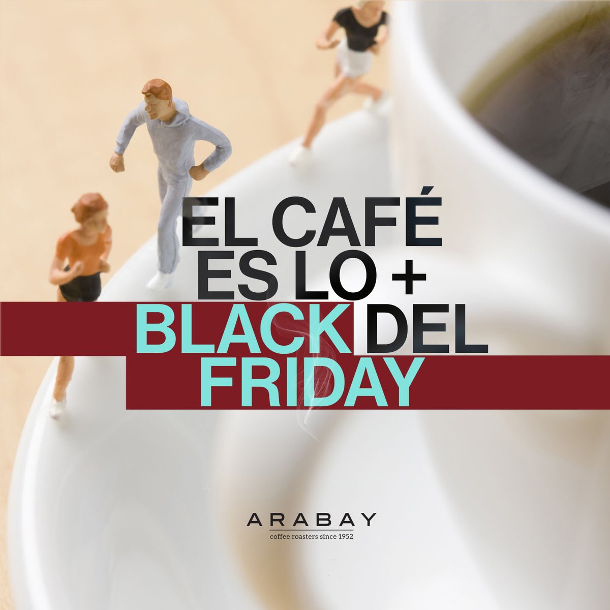 ArabayCoffee's tweet photo. El café es lo más BLACK del FRIDAY para llevarte a la boca. Los hay que ya corren a por el suyo. ¿Sólo o con leche?
#blackfriday #blackfriday2021 #coffee #café #specialtycoffee #arabaycoffee #arabayroasters #arabaylovers https://t.co/JlsC5iXoUw