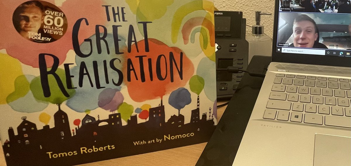 Churchhillms's tweet photo. We had the privilege of listening to @probstomfoolery today who delivered a virtual lesson to our YR6 pupils. Thank you again for the inspiration around writing, and poetry. Good luck with the tour!! @CRSTrust #writing #KindnessMatters #greatrealisation https://t.co/2RGVndEOUR