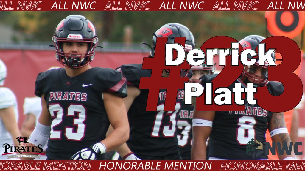 WhitworthFB's tweet photo. Congrats to @DerrickPlatt on earning Honorable Mention All @NorthwestConf ❗️❗️❗️ #piratefb #d3fb 🏴‍☠️🔴⚪️⚫️ https://t.co/ramgy9LNln
