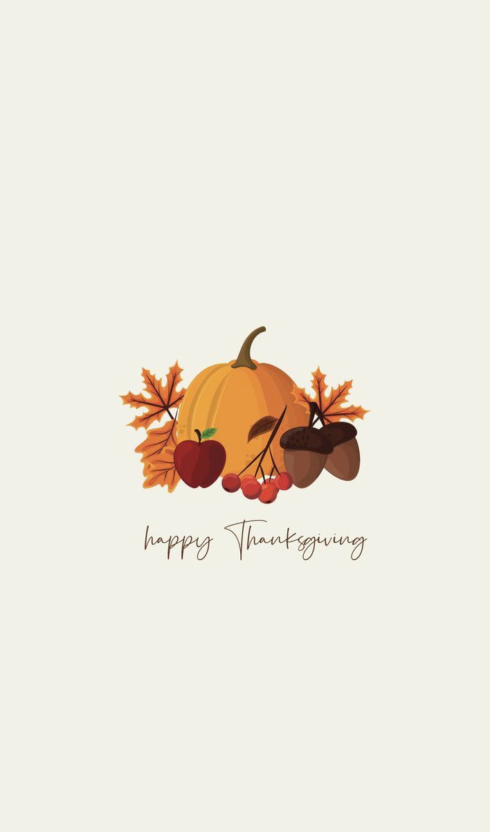 Wishing everyone a very happy Thanksgiving! 🦃