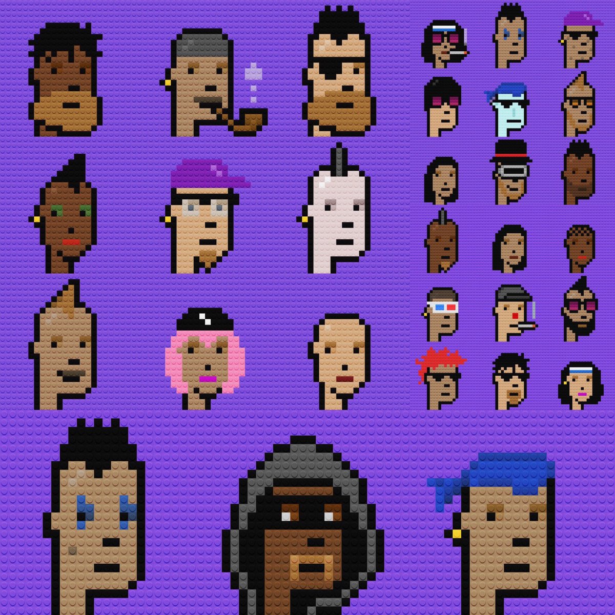 punksinlego's tweet photo. @Rrdot_ @we_nft Here are some of my new drops 💪 https://t.co/kG8RFKDlys