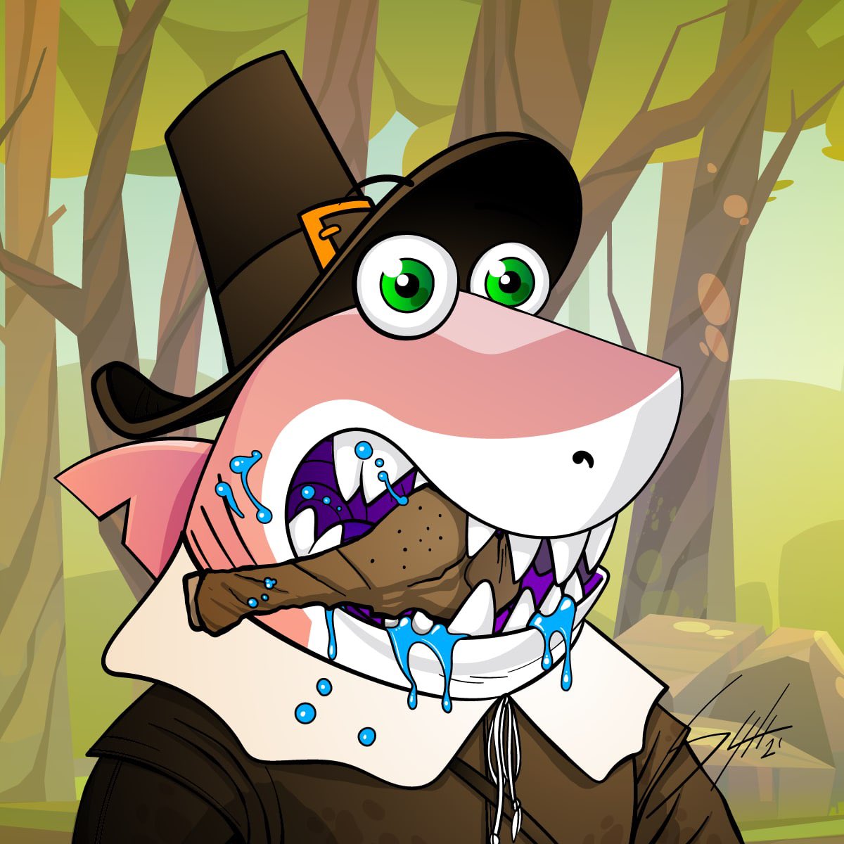 SharkBrosNFT's tweet photo. Happy Thanksgiving!! 🦃 🎉

LIKE, FOLLOW, RETWEET, AND COMMENT THIS POST for a chance to win a custom thanksgiving shark!

Hope every one has an amazing day!

LFZ 🚀 https://t.co/GERxLZXSDG