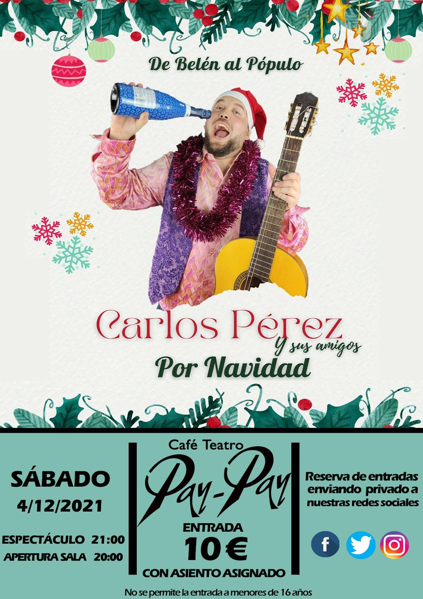 Nos vemos en @ElPayPay esta vez por Navidad. Os espero queridos 🎄🎁🎉