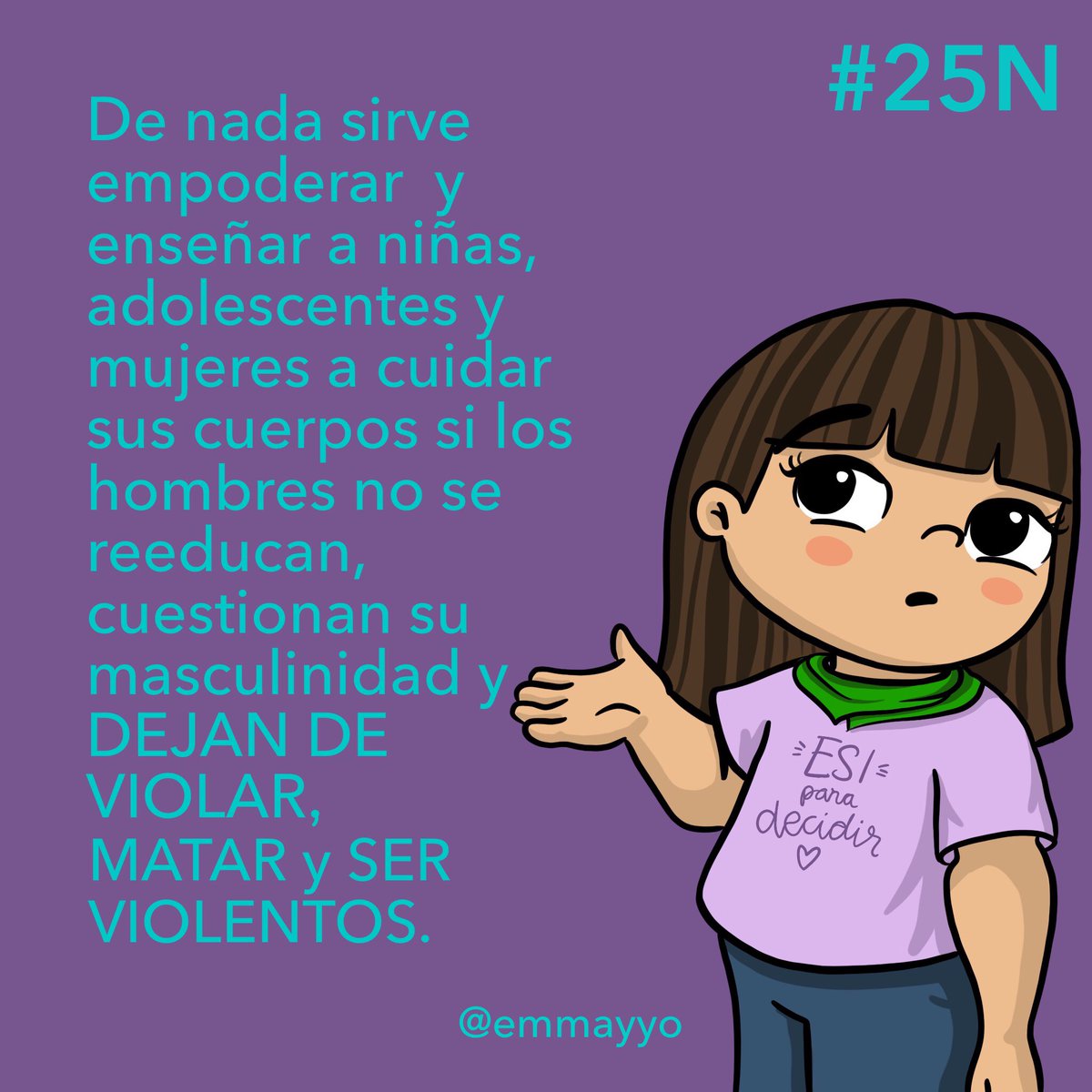 Emma y Yo (@emmayyoperu) on Twitter photo LA VIOLENCIA CONTRA LAS MUJERES ES UN TEMA DE HOMBRES.
#25Nov #PeruPaisdemachistas #25Noviembre
<a href="/MimpPeru/">Ministerio de la Mujer y Poblaciones Vulnerables</a> LA VIOLENCIA CONTRA LAS MUJERES ES UN TEMA DE HOMBRES.
#25Nov #PeruPaisdemachistas #25Noviembre
<a href="/MimpPeru/">Ministerio de la Mujer y Poblaciones Vulnerables</a>
