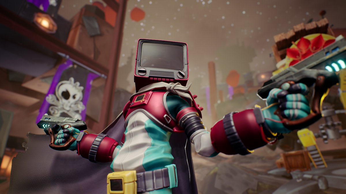 gmw3_'s tweet photo. We've been fighting cyber chickens and using deadly flip flops reviewing Captain Toonhead vs The Punks from Outer Space #OculusQuest @TeravisionGames - https://t.co/KUm7arP0Ev https://t.co/uf6ZMpSfzv