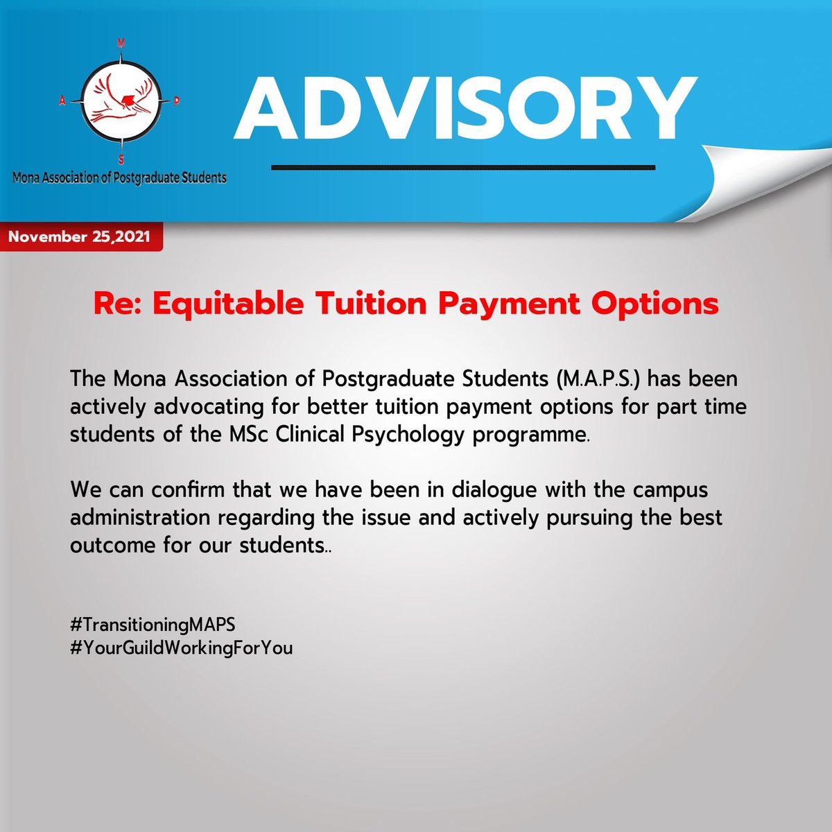 monapostgrads's tweet photo. Advocacy update📍 https://t.co/rFr4DR1vCh