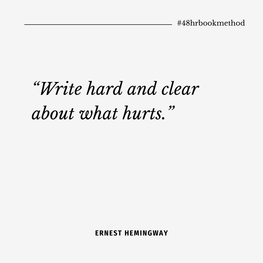 Oikosofy's tweet photo. “Write hard and clear about what hurts.” - Ernest Hemingway
#48hrbookmethod
Pain brings clarity, clarity brings change, change brings progress! Be Agile, write!
https://t.co/qHBi2fkWeN https://t.co/EkZbDgkK3n