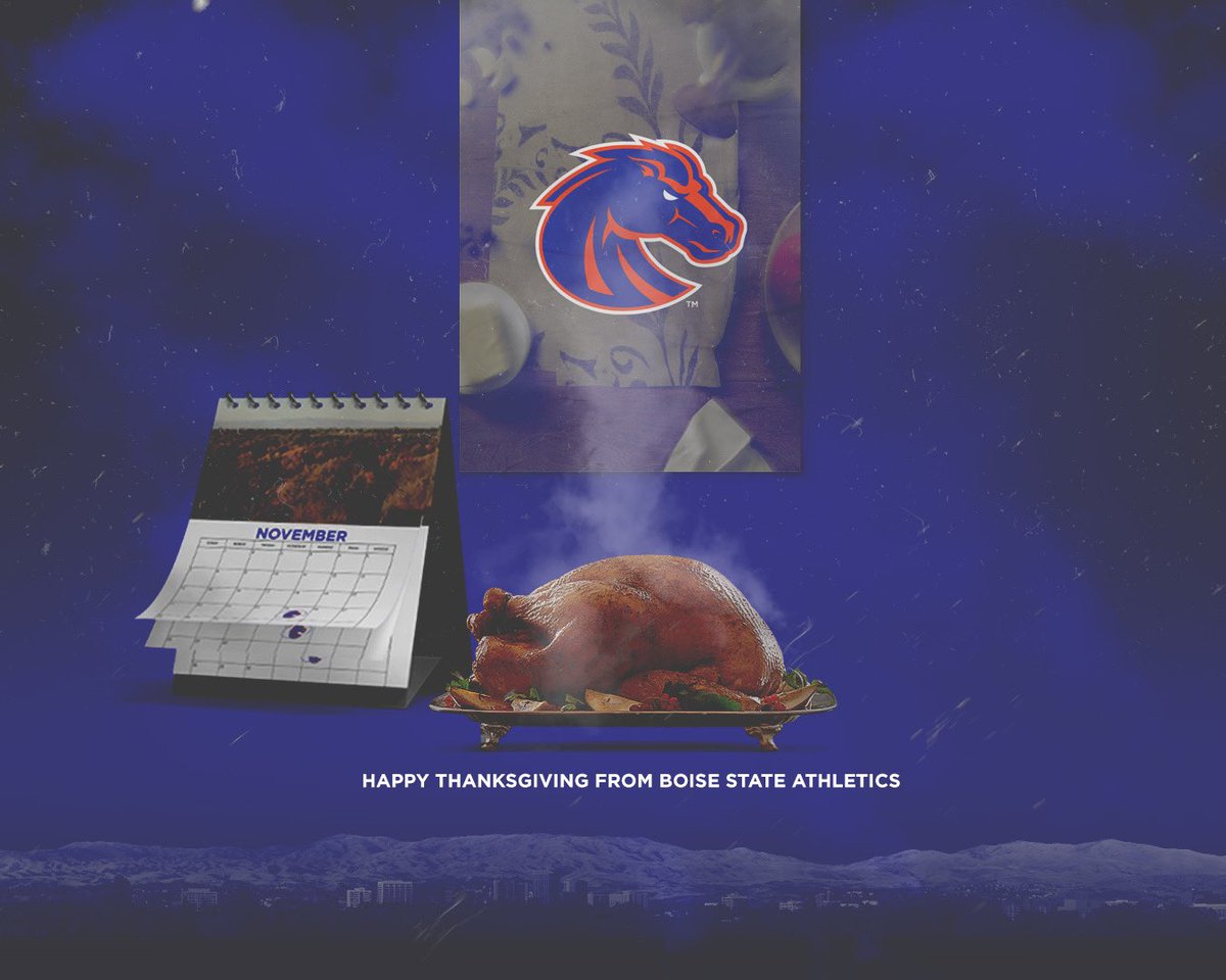 Thankful for Bronco Nation today and every day 💙🧡

#HappyThanksgiving