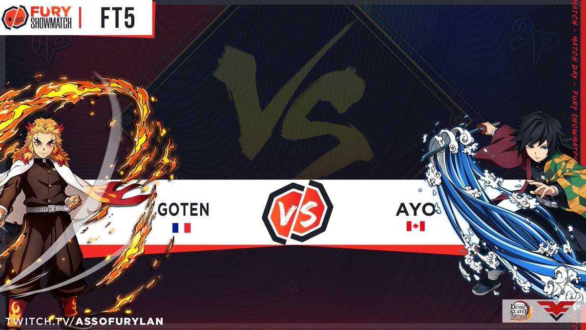 FuryVS_'s tweet photo. 🥊 #FuryShowmatch S3 on @demonslayer_hc 
🎙️ @rodoawn 

🔸 FIGHT on FT3
🇫🇷🇱🇺 @zebesth9 🆚@Masset17133514 🇧🇪
🇫🇷 #Yato 🆚@Hillisteur 🇫🇷
🔹 FIGHT on FT5
🇫🇷 @Kami_Kaniff83🆚@emile_pancake 🇨🇦
🇸🇳 #Goboy 🆚 @zzSeth_ 🇫🇷

@KNYeSports #DemonSlayer https://t.co/5PWViq3peM