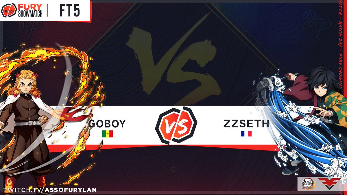 FuryVS_'s tweet photo. 🥊 #FuryShowmatch S3 on @demonslayer_hc 
🎙️ @rodoawn 

🔸 FIGHT on FT3
🇫🇷🇱🇺 @zebesth9 🆚@Masset17133514 🇧🇪
🇫🇷 #Yato 🆚@Hillisteur 🇫🇷
🔹 FIGHT on FT5
🇫🇷 @Kami_Kaniff83🆚@emile_pancake 🇨🇦
🇸🇳 #Goboy 🆚 @zzSeth_ 🇫🇷

@KNYeSports #DemonSlayer https://t.co/5PWViq3peM