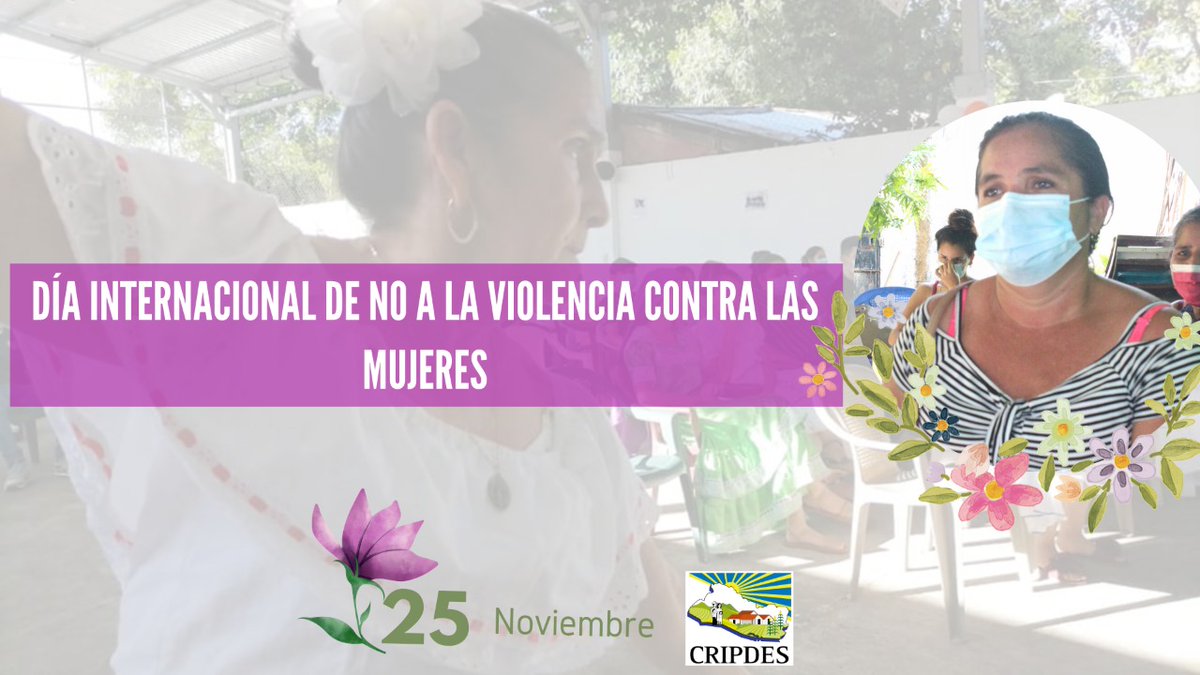 CripdesL's tweet photo. 🙋‍♀️ #MujeresCRIPDES ll Conmemoramos el 25N, Día Internacional para la Eliminación de la Violencia contra la Mujer.

📢Como #CRIPDES, Reafirmamos nuestro compromiso y el rotundo rechazo a todo tipo de violencia de género.
______

#25Noviembre #OrganizacionYLucha https://t.co/Dk4SnlauI6