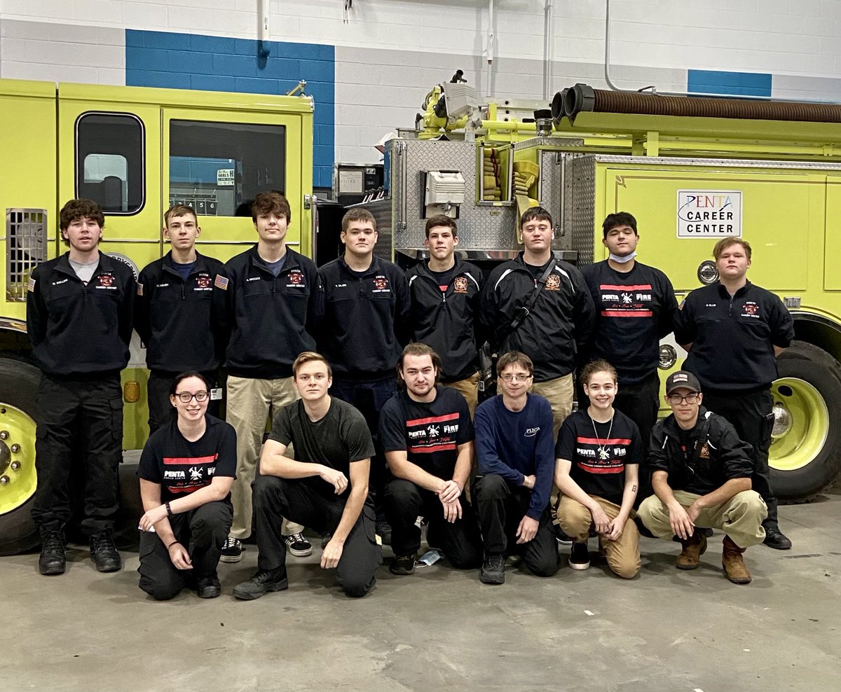 ⁦<a href="/pentacareerctr/">Penta Career Center</a>⁩ ⁦<a href="/paperry7118/">Paul Perry</a>⁩ ⁦Congratulations to the ⁦<a href="/PentafireEMT/">Penta Firefighter</a>⁩ FF 1 class. 80% of these kids passed their test this week. They will start FF 2 in January #rockstars #classof2022