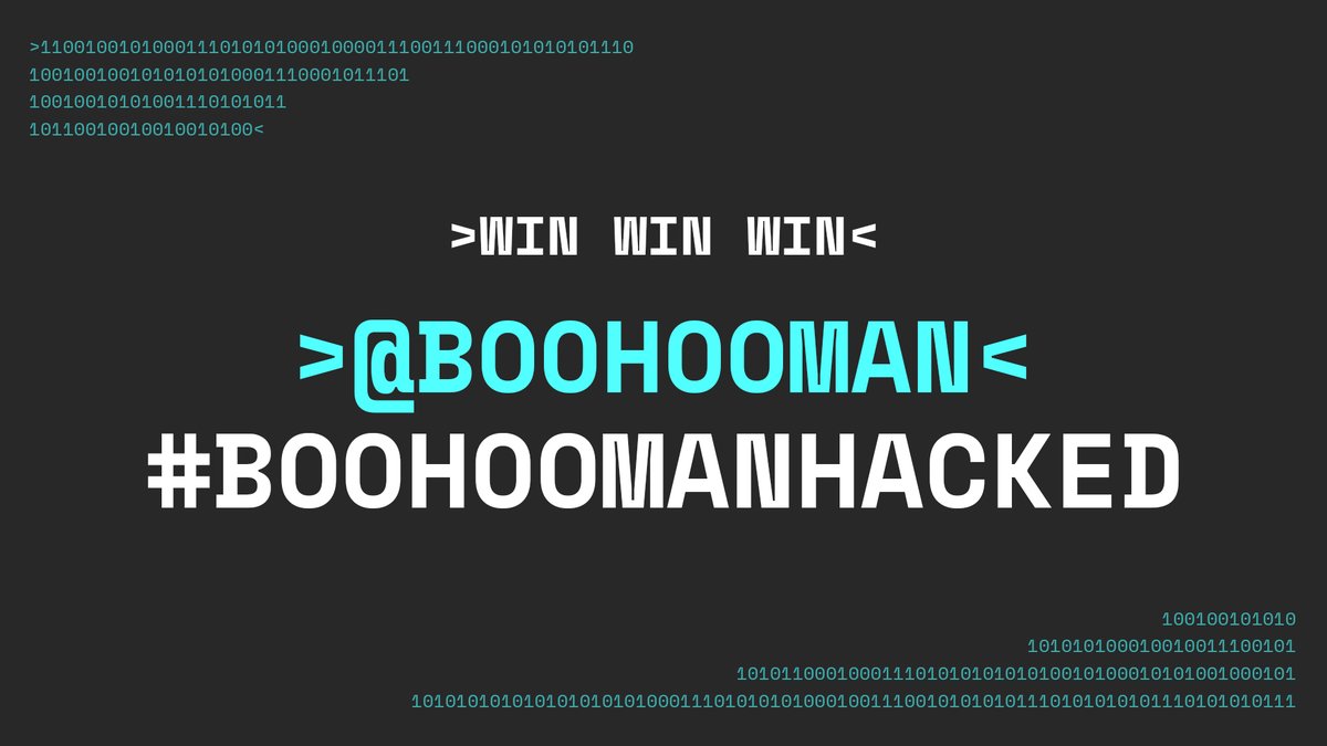 LET'S GO 👀

#WIN A £100 VOUCHER TO SPEND ON SITE 🔥
 
TO ENTER:
📲 Like &amp; RT This Tweet
🤝 Follow <a href="/boohooMAN/">boohooMAN</a> 
➡️ Reply to this tweet with #boohooMANHacked