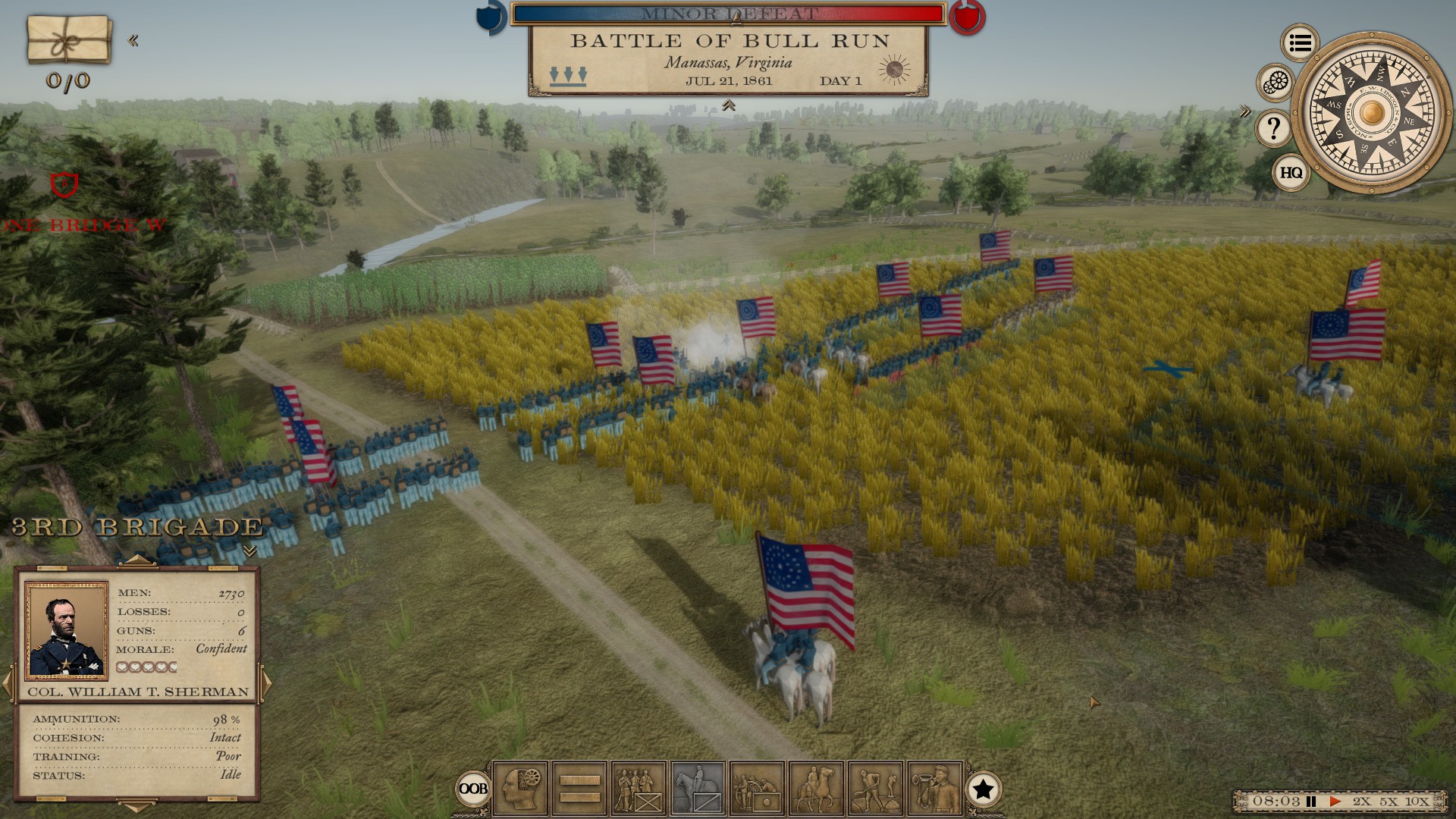 Grand Tactician on Twitter: "While version 1.03 will come with 2 new  historical battles (Stones River &amp; Champion Hill), there will also be a  third battle: a new version of the 1st
