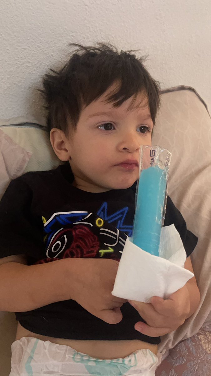 rubes222's tweet photo. Last night was the worst feeling Iโve ever had as a father, Joaquin is so strong he never gets really sick and yesterday put me to the test, a stomach flu or food poisoning hit him, #lookathimnow https://t.co/DVJl8sp4vZ