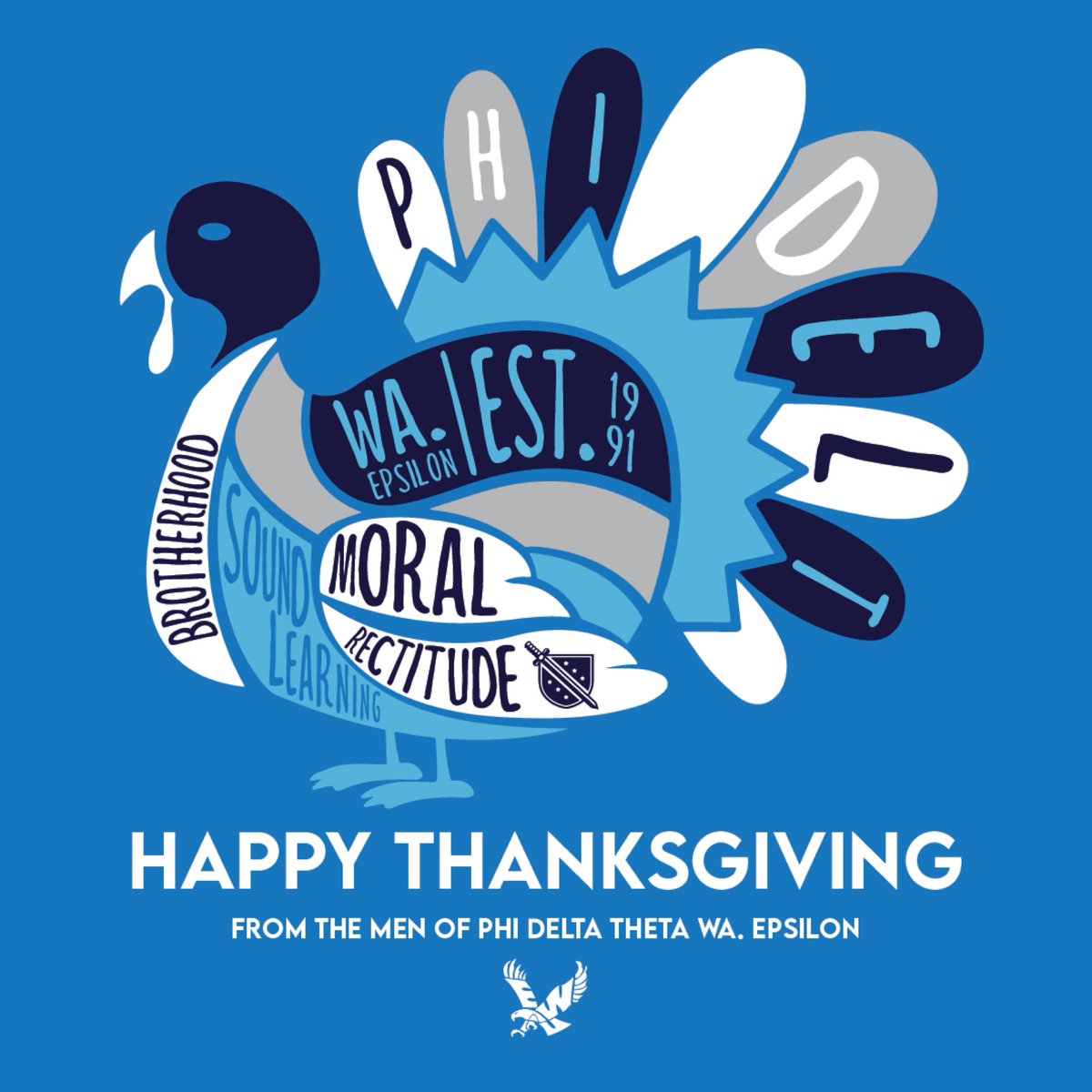 Happy Thanksgiving from the Washington Epsilon! We hope everyone had safe travels and is enjoying this time with their friends and family. We’re thankful for all the men that made our Fraternity what it is today. Tag a brother you’re thankful for. Proud to be a Phi
#phideltatheta