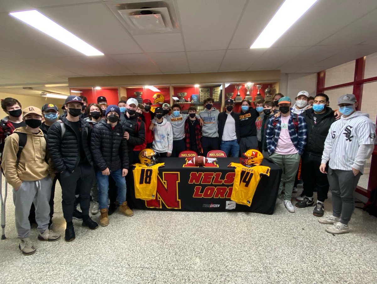 nelsonlordsftbl's tweet photo. A huge congratulations to @Ben18Walker who has committed to @Queens_Football for the 2022 season!! Best of luck with the Tri-Colour Ben! 🇹🇩🏈🟦🟨🟥 #ChaGeill #Queens https://t.co/GZCiDNodSN