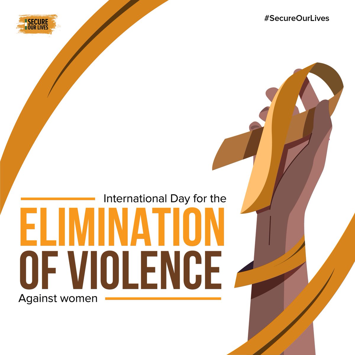 Secureourlives_'s tweet photo. Today is set aside for the commemoration of International Day for the Elimination of Violence Against Women today. A day such as this is important because Nigeria is one of the most dangerous places in the world to be born female. 

#16DaysofActivism2021 
#OrangeTheWorld https://t.co/Irs9CJtOGa