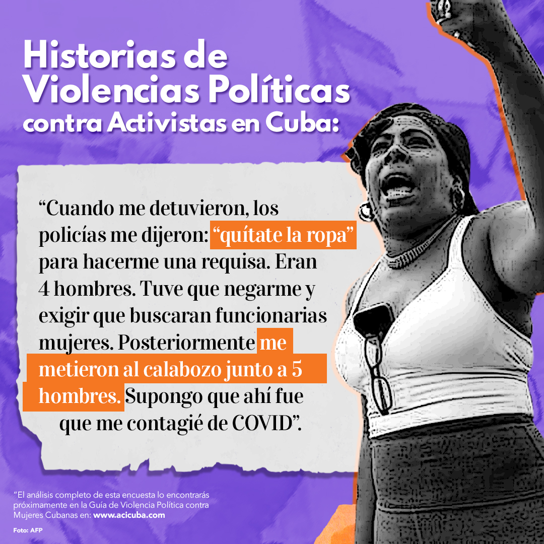 ACI_Cuba's tweet photo. 🚩 Dato: Solo 1 de cada 10 mujeres entrevistadas pudo identificar concretamente que el tipo de violencia que había enfrentado era #ViolenciaPolítica.

#LibresYSinViolencia
#16dias https://t.co/Myp8XfZpeL