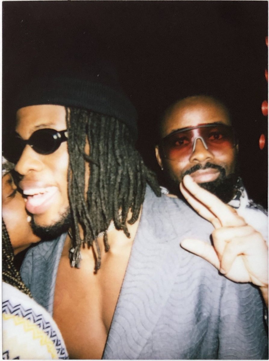 obongjayar's tweet photo. We performed Sweetness in its entirety for the first time the other night and was sooo sweet 🍒 

Thank you to Soho House and @metallic_inc for making it happen, and to everyone who made it down.

@beatsbysarz is still nobodies mate.

Suited by my @LabrumLondon family. https://t.co/CdVpv7Ttnf