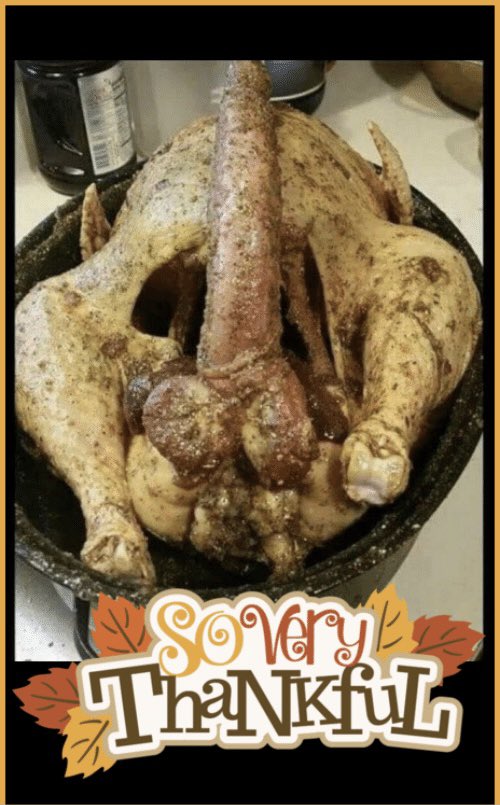 StoppedByPX's tweet photo. Happy thanksgiving!!

This turkey gonna SLAP!
#ThanksgivingDay #Thanksgiving2021 #Thanksgiving #ThanksgivingDay2021 https://t.co/g4fIQ4Z47e